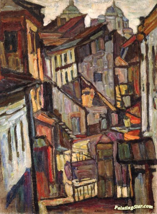 Moscow III Artwork by Abraham A. Manievich