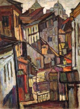 Moscow III Artwork by Abraham A. Manievich