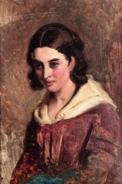 A Highland Maiden Artwork by Edwin Henry Landseer