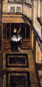 Rain in the Courtyard of 342 due Saint-Honoré Artwork by Edouard Vuillard