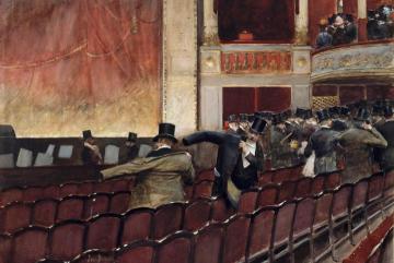 La sortie de théâtre Artwork by Jean Georges Beraud