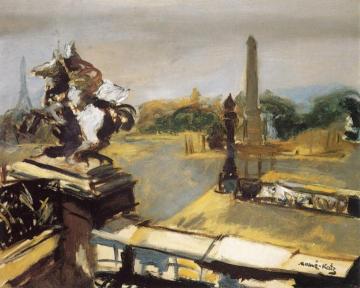 Place de la Concorde Artwork by Mané-Katz
