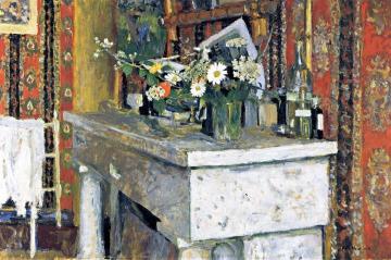 The Mantelpiece Artwork by Edouard Vuillard