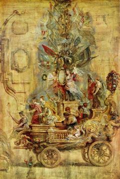 Triumphal Car of Kallo Artwork by Peter Paul Rubens