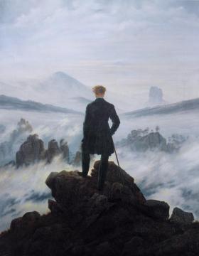 Wanderer Above The Sea Of Fog Artwork by Caspar David Friedrich