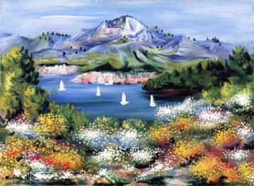 Provence Landscape Artwork by Moise Kisling