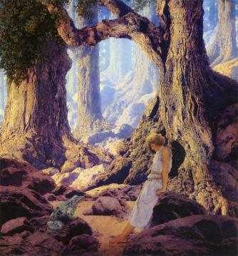 Enchanted Prince Artwork by Maxfield Parrish