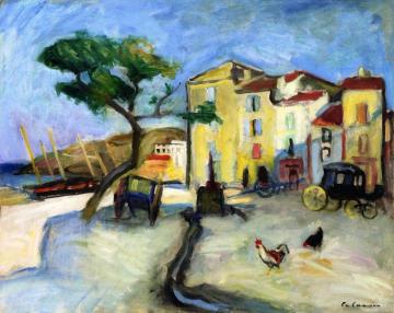A Corner of the Port at Cassis Artwork by Charles Camoin