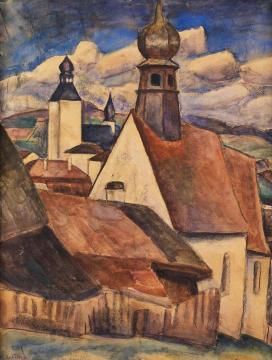 Roofs Artwork by Leo Gestel