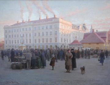 Main Square Artwork by Johan Krouthén
