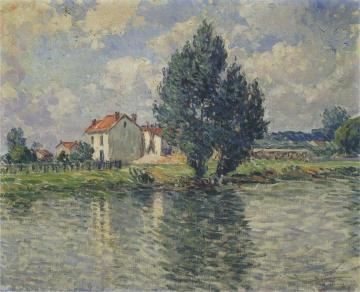 By the River Artwork by Henri Lebasque