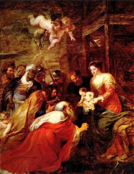 Adoration of the Magi Artwork by Peter Paul Rubens