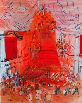 The Red Orchestra Artwork by Raoul Dufy