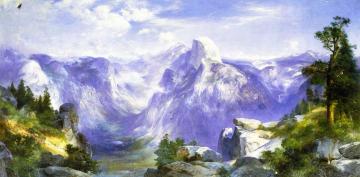 Domes of the Yosemite Artwork by Thomas Moran