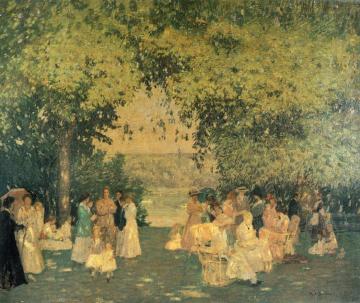 Lawn Fete Artwork by Rae Sloan Bredin