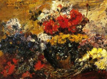 Autumn Flowers Artwork by Lovis Corinth