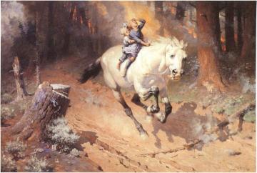 The Old Family Mare Artwork by William Robinson Leigh