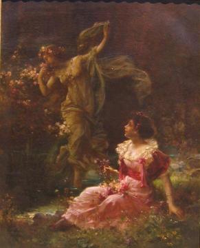 Spring Dance Artwork by Hans Zatzka