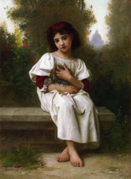 In The Garden Artwork by Elizabeth Jane Gardner Bouguereau