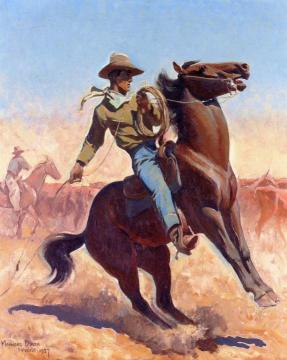 Cowpuncher Artwork by Maynard Dixon