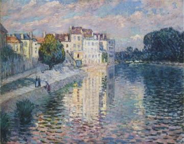 The Marne at Lagny Artwork by Henri Lebasque