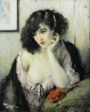 Contemplation Artwork by Fernand Toussaint