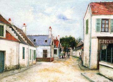 Street in Compiègne Artwork by Maurice Utrillo