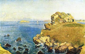 The Pointe de per Kiridec at Roscoff, Brittany Artwork by Theo van Rysselberghe