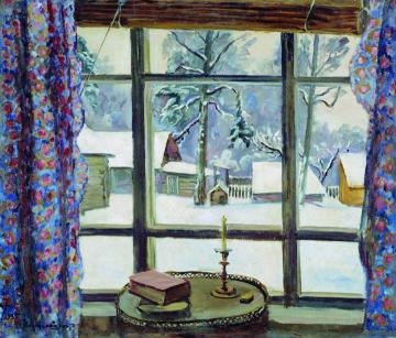 The Poet's Window Artwork by Pyotr Konchalovsky