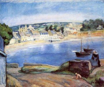 Breton Landscape at Miget Artwork by Henri Lebasque