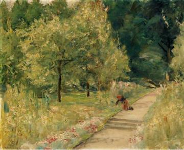 Gardener in the Wannsee Garden Artwork by Max Liebermann