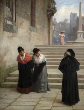 His Reverence Artwork by Philip Hermogenes Calderon