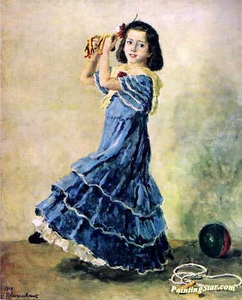Margot Dancing Artwork by Pyotr Konchalovsky