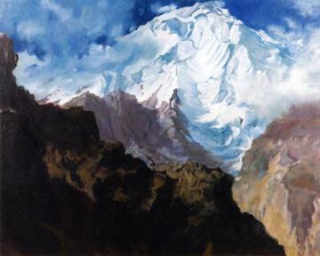 Mount Rakaposhi Artwork by Alexander Evgenievich Yakovlev