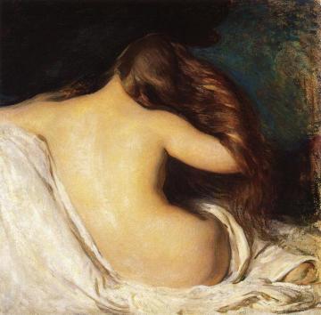 Woman Drying Her Hair Artwork by Joseph DeCamp