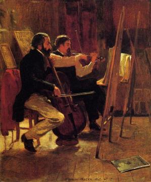 The Studio Artwork by Winslow Homer