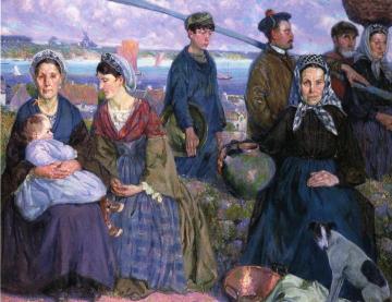 Brittany Artwork by Abel George Warshawsky