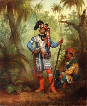 Billy Bowlegs Artwork by Charles Ferdinand Wimar