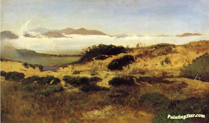 Sand Dunes And Fog, San Francisco Artwork by William Keith