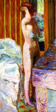 Standing Nude Artwork by Pierre Bonnard
