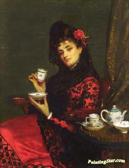 Five O'Clock Artwork by John Bagnold Burgess