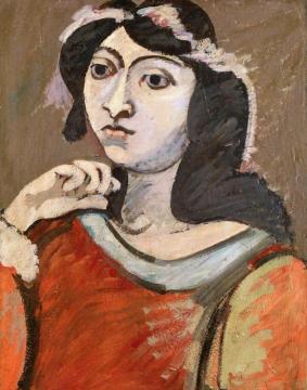 Portrait of Ahko Artwork by Arshile Gorky