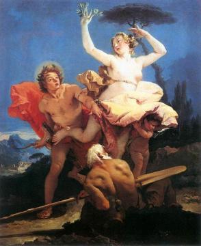 Apollo and Daphne Artwork by Giovanni Battista Tiepolo