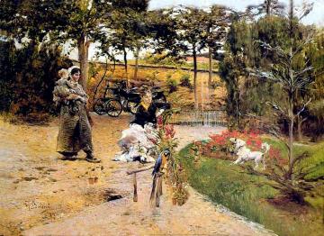 In the Garden Artwork by Giovanni Boldini