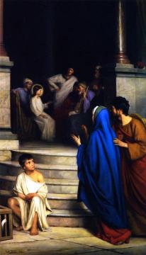 The Twelve-Year-Old Jesus in the Temple Artwork by Carl Heinrich Bloch