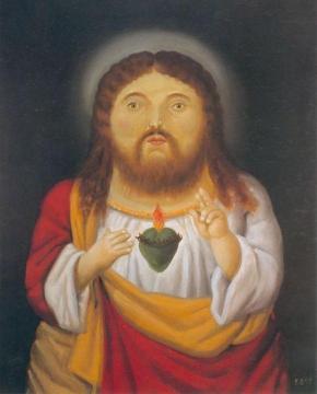 Heart Of Jesus Artwork by Fernando Botero
