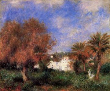 The Garden of Essai in Algiers Artwork by Pierre Auguste Renoir