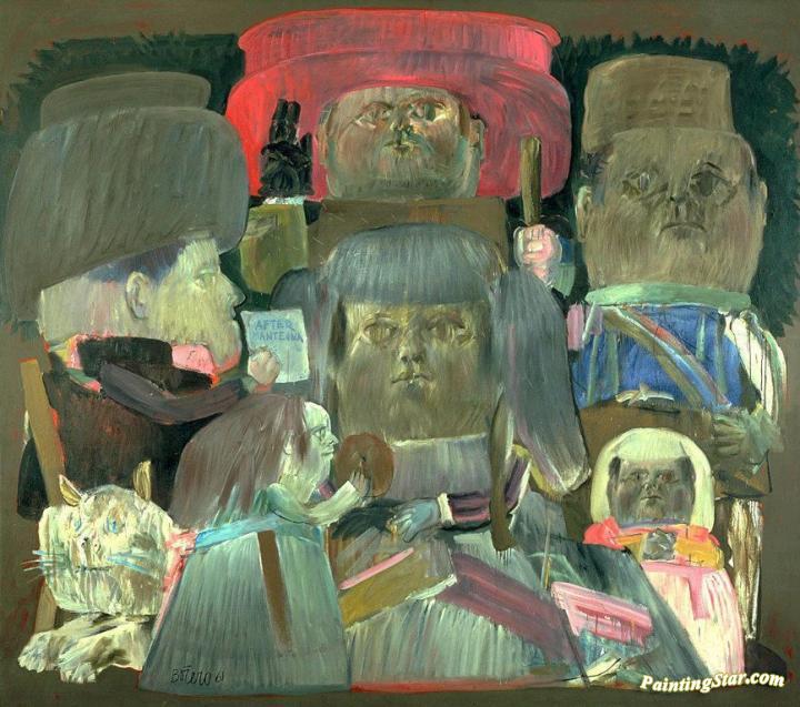 Camera degli Sposi (Homage to Mantegna) II Artwork by Fernando Botero