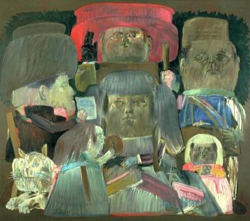 Camera degli Sposi (Homage to Mantegna) II Artwork by Fernando Botero