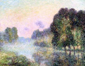 Fog on the Eure Artwork by Gustave Loiseau